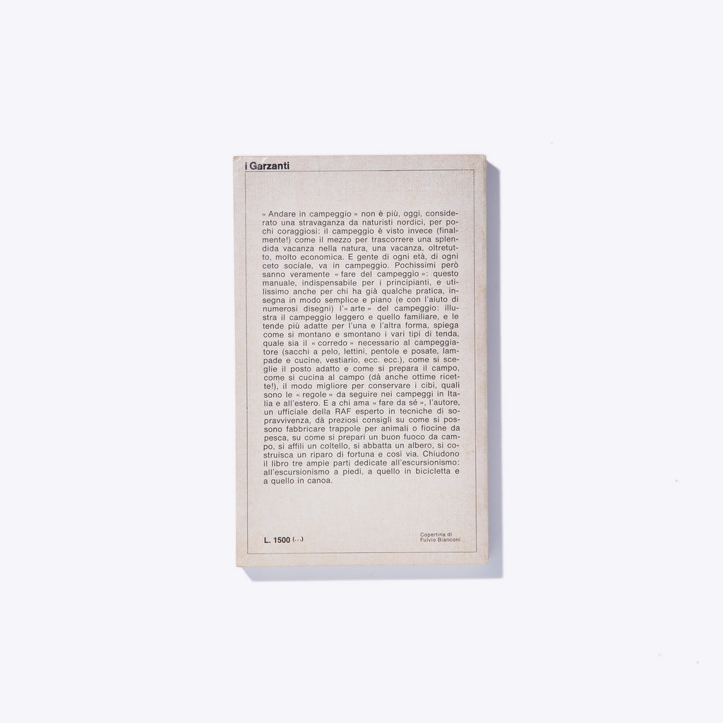 IL LIBRO DEL CAMPEGGIO | P.F. Williams