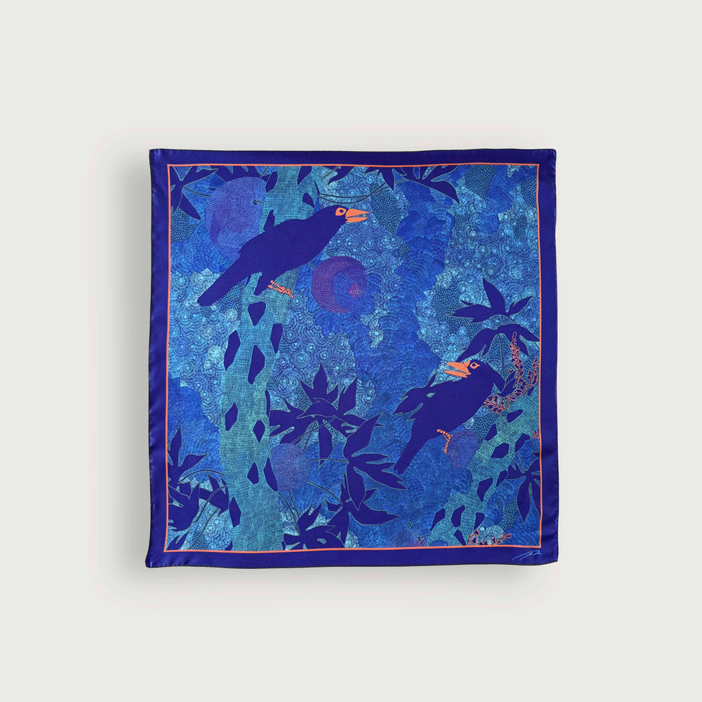FOULARD BLU | Maria Rodina