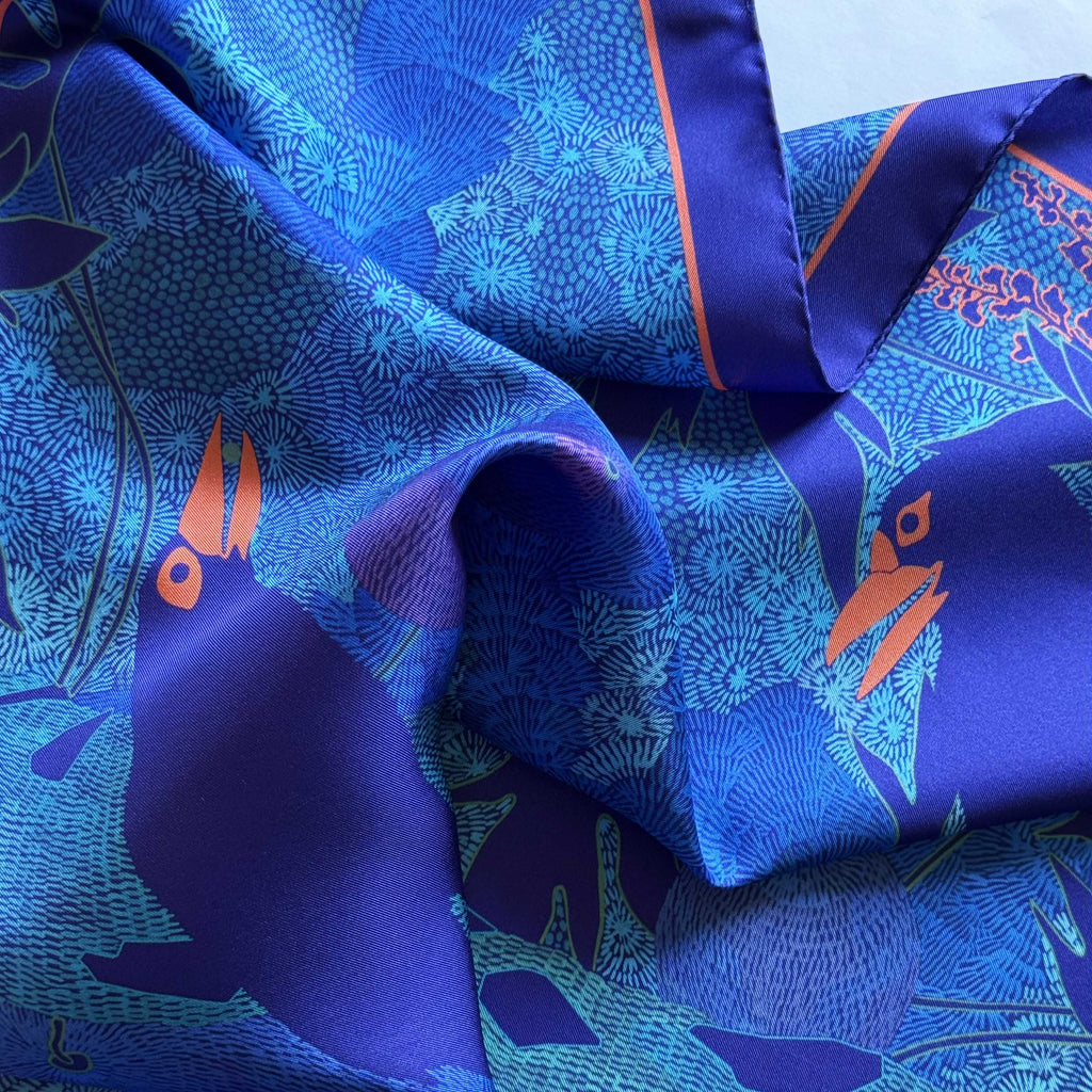 FOULARD BLU | Maria Rodina