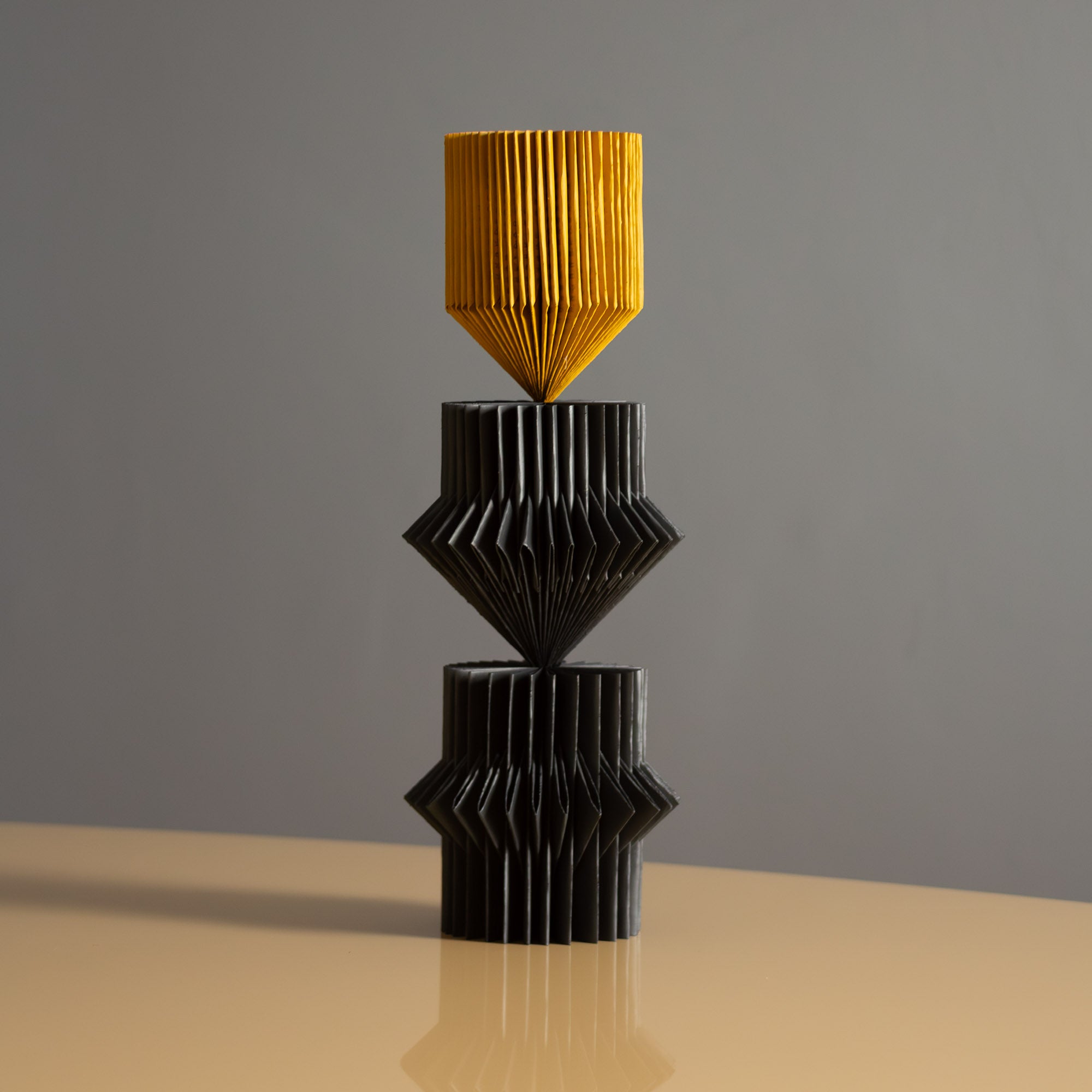 BOOK SCULPTURE NERO + GIALLO | Uroš Mihić